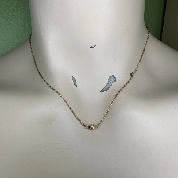 💫Dainty & Beautiful Vintage Stamped 14K Gold Ball Necklace - Picture 15 of 16